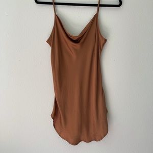 7FAM Silk Cowl Neck Cami